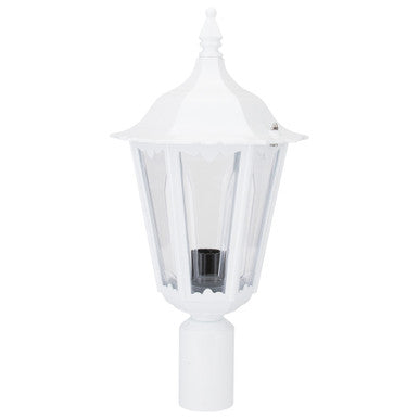GT-149 Chester Post Top Light - Powder Coated Finish / B22 - White