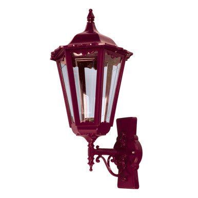 GT-161 Chester Large Upward Wall Light - Powder Coated Finish / B22 - Burgundy