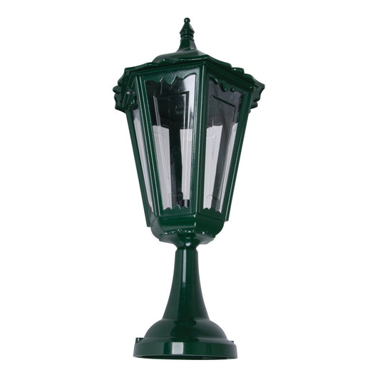 GT-163 Chester Large Pillar Mount Light - Powder Coated Finish / B22 - Green