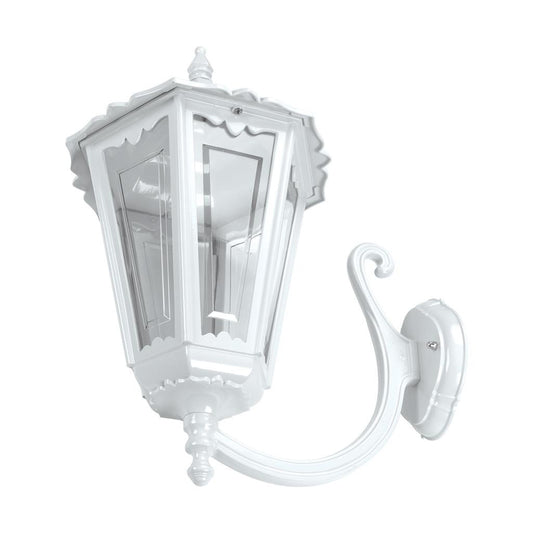CHESTER-LARGE WALL BRACKET C-ARM UP B22 - White