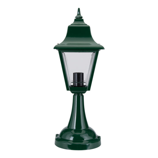 GT-233 Paris Pillar Mount Light - Powder Coated Finish / B22 - Green