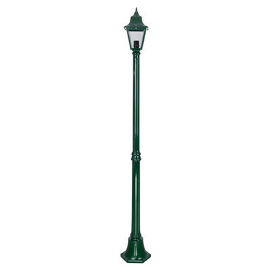 GT-236 Paris Single Head Medium Post Light - Powder Coated Finish / B22 - Green