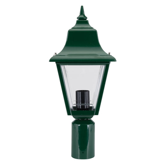 GT-249 Paris Post Top Light - Powder Coated Finish / B22 - Green