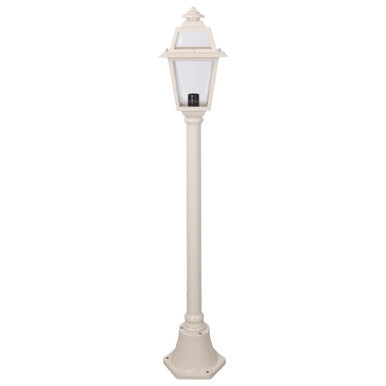 GT-274 Avignon Single Head Short Post Light - Powder Coated Finish / B22 - Beige