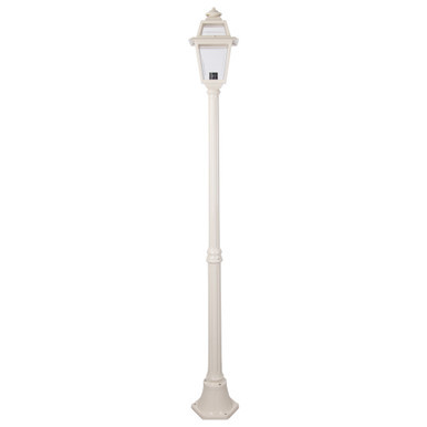 GT-276 Avignon Single Head Medium Post Light - Powder Coated Finish / B22 - Beige