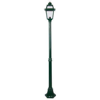 GT-276 Avignon Single Head Medium Post Light - Powder Coated Finish / B22 - Green