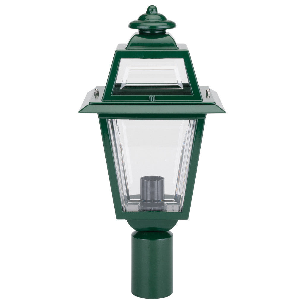 GT-289 Avignon Post Top Light - Powder Coated Finish / B22 - Green