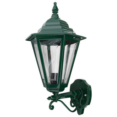 GT-421 Turin Upward Wall Light - Powder Coated Finish / B22 - Green