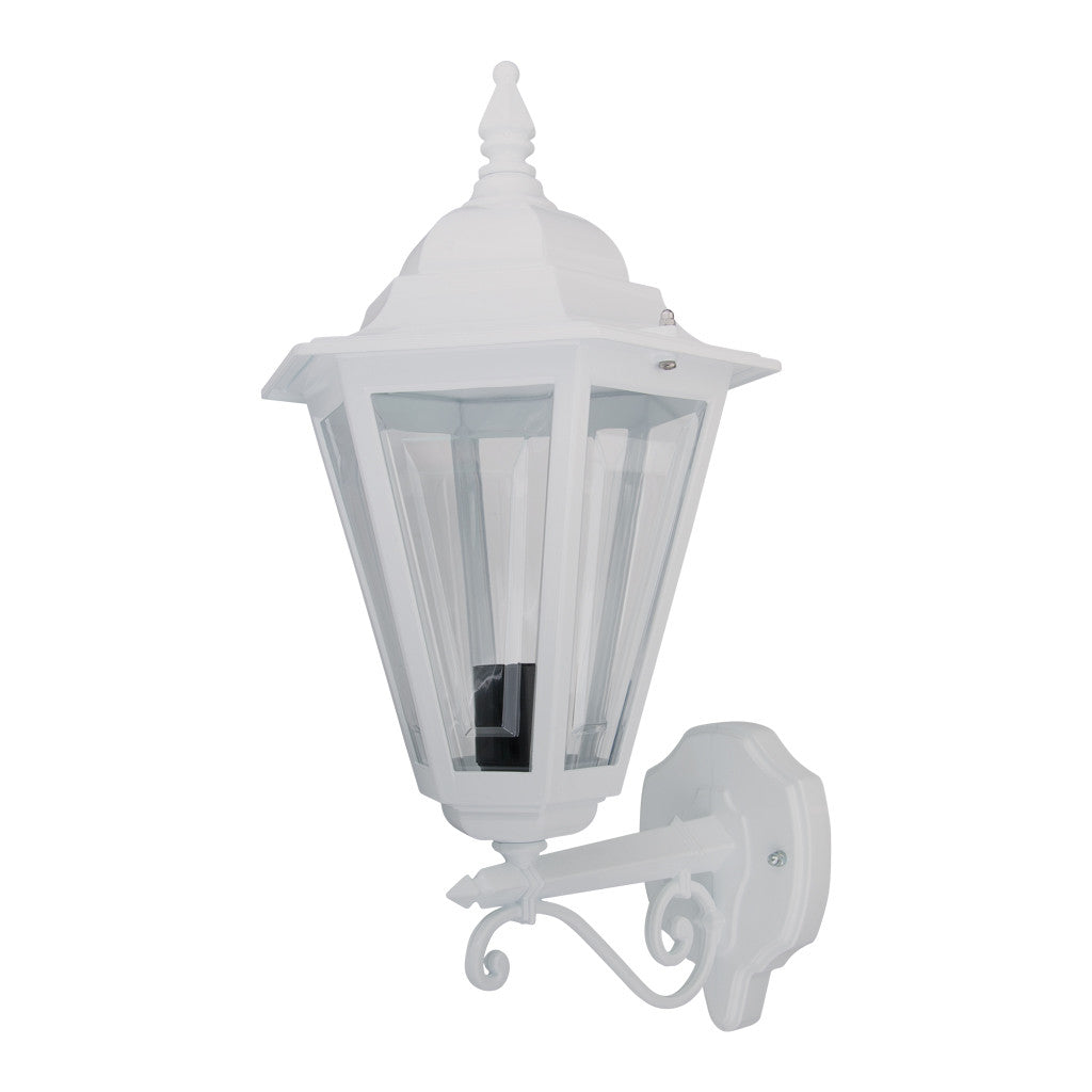 GT-421 Turin Upward Wall Light - Powder Coated Finish / B22 - White