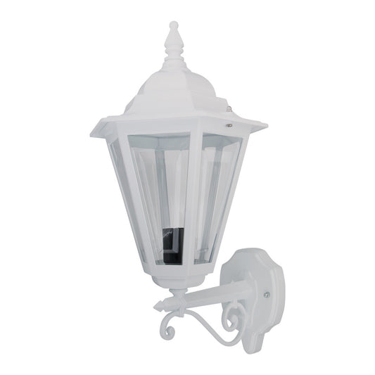 GT-421 Turin Upward Wall Light - Powder Coated Finish / B22 - White