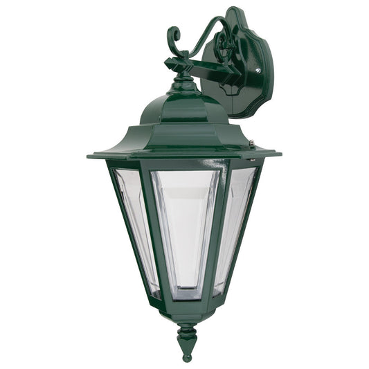 GT-422 Turin Downward Wall Light - Powder Coated Finish / B22 - Green