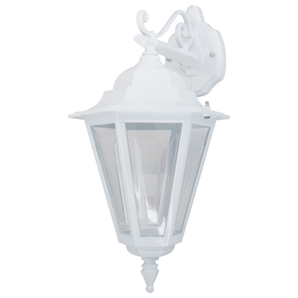 GT-422 Turin Downward Wall Light - Powder Coated Finish / B22 - White