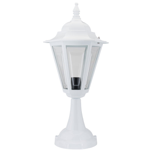 GT-423 Turin Pillar Mount - Powder Coated Finish / B22 - White