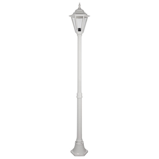GT-426 Turin Single Head Medium Post Light -Powder Coated Finish / B22 - White