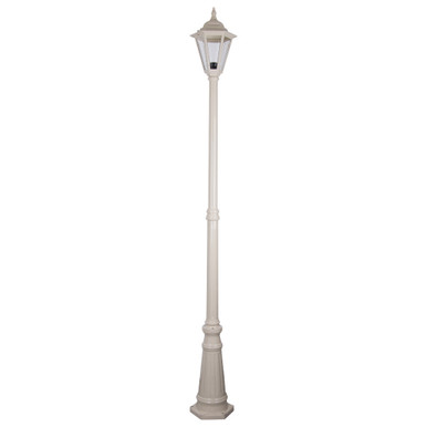 GT-428 Turin Single Head Tall Post Light - Powder Coated Finish / B22 - Beige