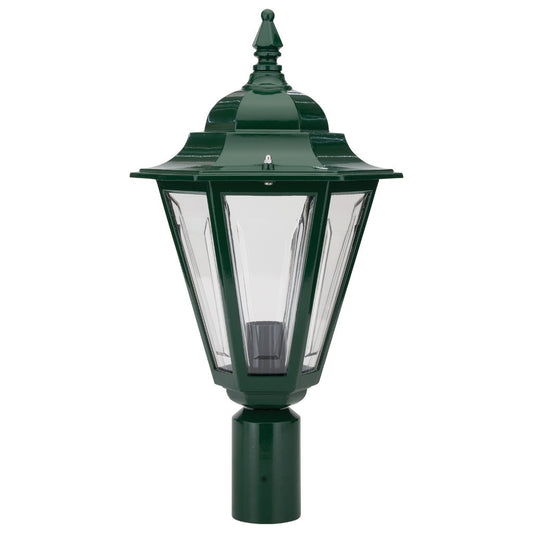 GT-439 Turin Post Top - Powder Coated Finish / B22 - Green
