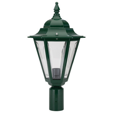 GT-439 Turin Post Top - Powder Coated Finish / B22 - Green