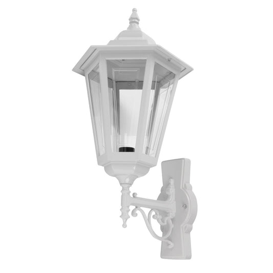 GT-481 Turin Large Upward Wall Light - Powder Coated Finish / B22 - White