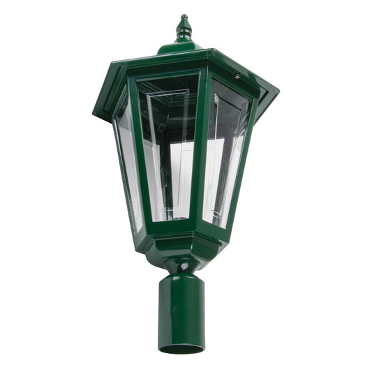 GT-486 Turin Large Post Top Light - Powder Coated Finish / B22 - Green