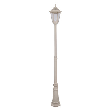 GT-488 Turin Large Single Head Tall Post Light - Powder Coated Finish / B22 - Beige