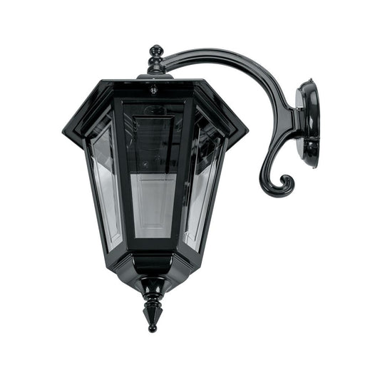 TURIN-LARGE WALL BRACKET C-ARM DOWN B22 - Black