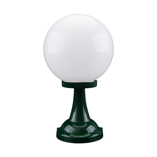 GT-503 Siena 25cm Sphere Pillar Mount - Powder Coated Finish / E27 - Green