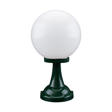 GT-503 Siena 25cm Sphere Pillar Mount - Powder Coated Finish / E27 - Green