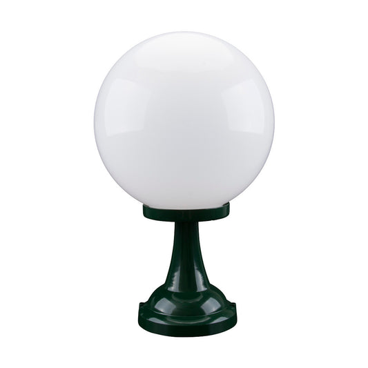 GT-504 Siena 30cm Sphere Pillar Mount - Powder Coated Finish / E27 - Green