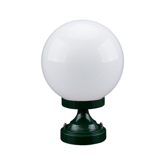 GT-530 Siena 20cm Sphere CTC Pillar Mount - Powder Coated Finish / E27 - Green