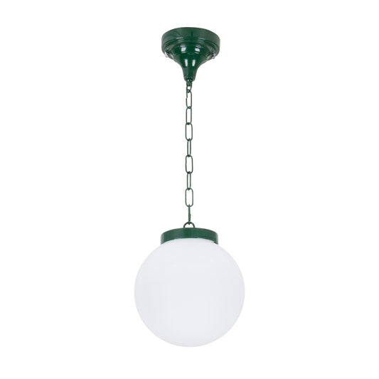 GT-535 Siena 20cm Sphere Pendant - Powder Coated Finish / E27 - Green