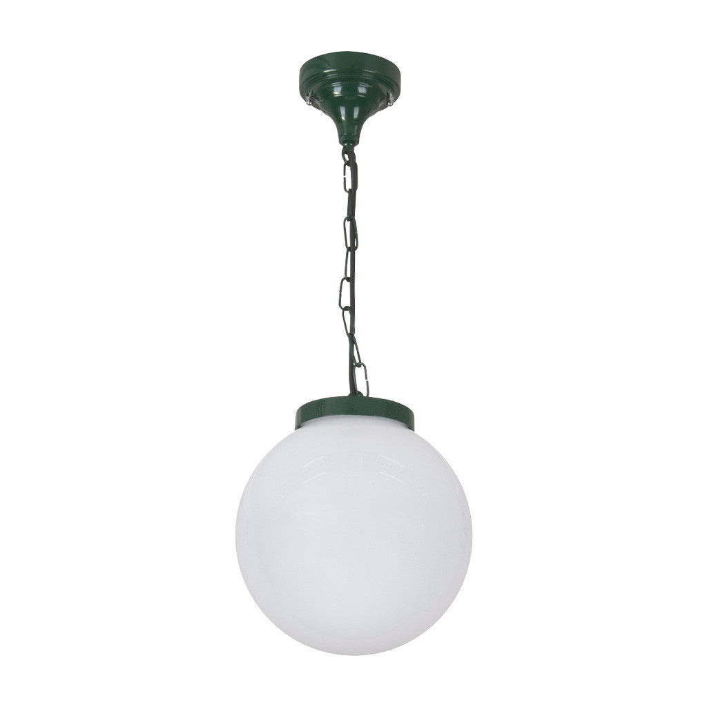 GT-536 Siena 25cm Sphere Pendant - Powder Coated Finish / E27 - Green