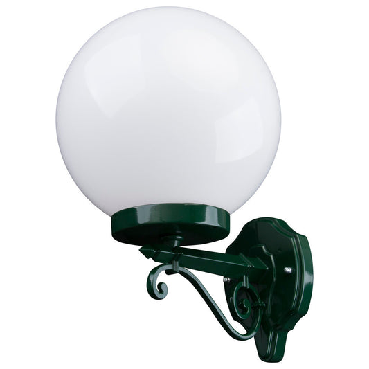 GT-545 Siena 25cm Sphere Wall Light - Powder Coated Finish / E27 - Green