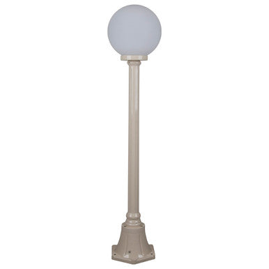 GT-553 Siena 25cm Sphere Short Post - Powder Coated Finish / E27 - Beige
