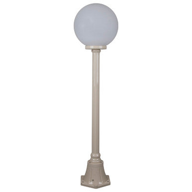 GT-554 Siena 30cm Sphere Short Post - Powder Coated Finish / E27 - Beige