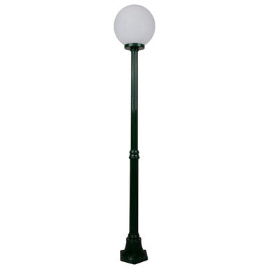 GT-556 Siena 30cm Sphere Medium Post - Powder Coated Finish / E27 - Green