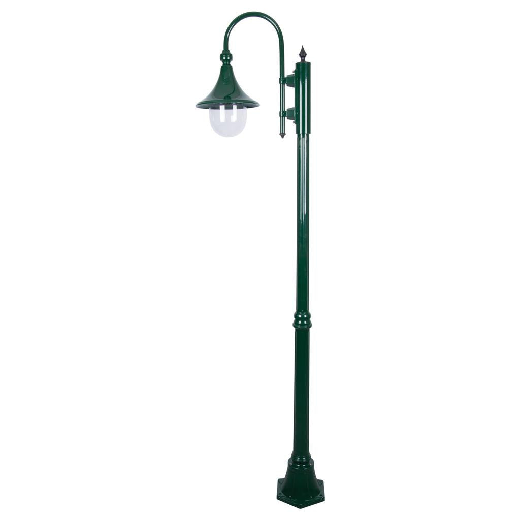GT-658 Monaco Single Head Medium Post - Powder Coated Finish / E27 - Green