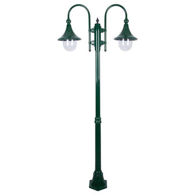 GT-659 Monaco Twin Head Medium Post - Powder Coated Finish / E27 - Green