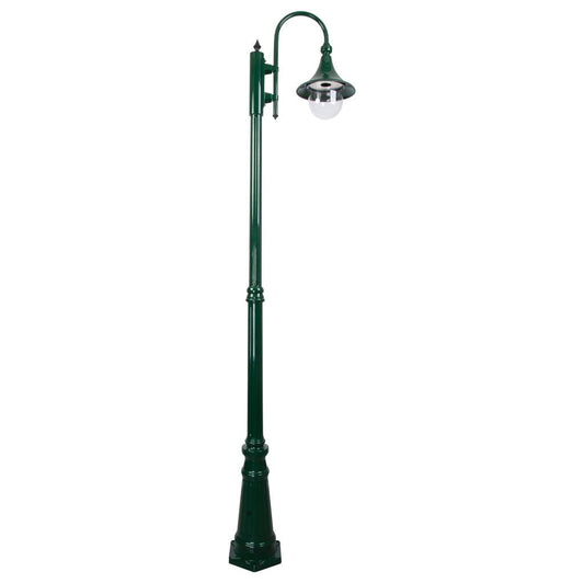 GT-660 Monaco Single Head Tall Post - Powder Coated Finish / E27 - Green