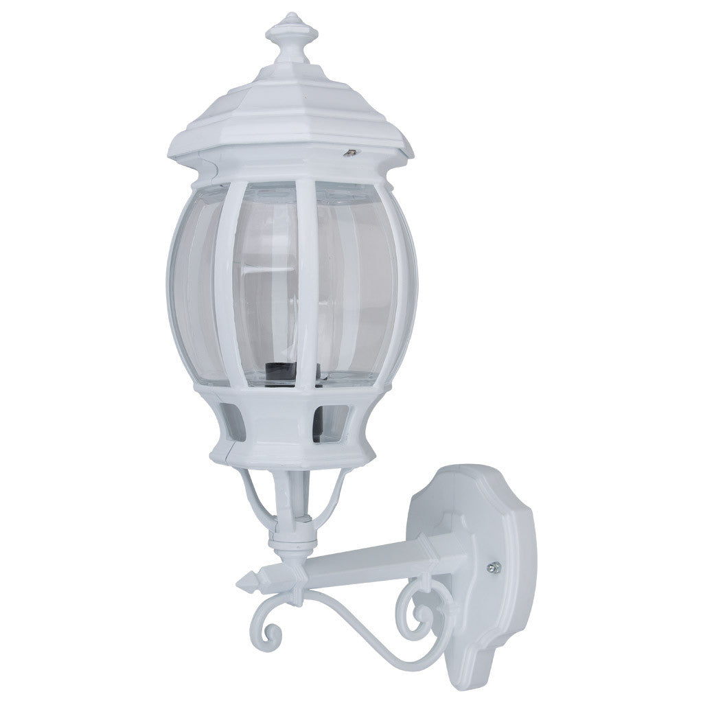 GT-671 Vienna Upward Wall Light - Powder Coated Finish / B22 - White