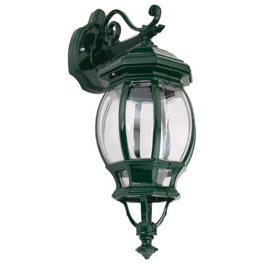 GT-672 Vienna Downward Wall Light - Powder Coated Finish / B22 - Green