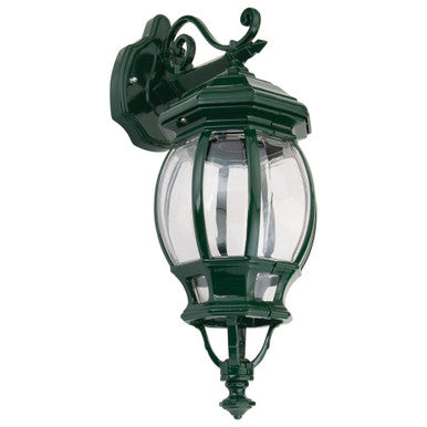 GT-672 Vienna Downward Wall Light - Powder Coated Finish / B22 - Green
