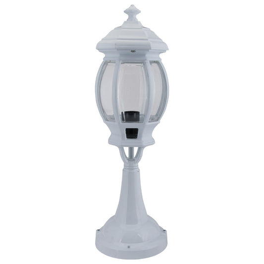 GT-673 Vienna Pillar Mount Light - Powder Coated Finish / B22 - White