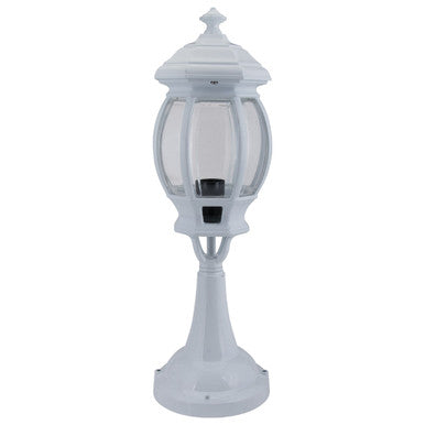 GT-673 Vienna Pillar Mount Light - Powder Coated Finish / B22 - White