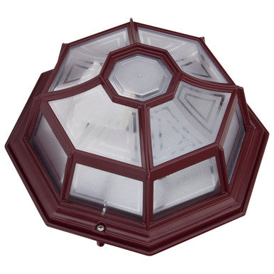 GT-685 Vienna Surface Mounted Light - Powder Coated Finish / E27 - Burgundy