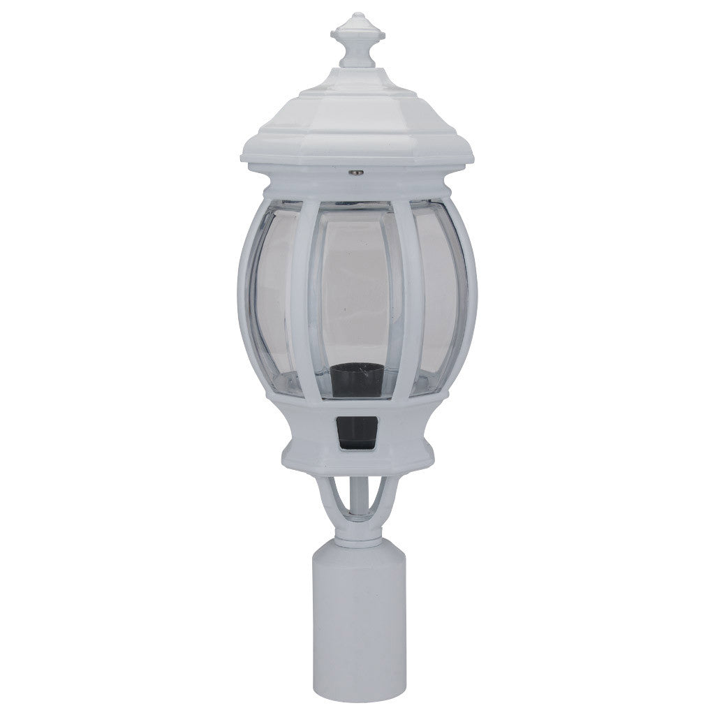GT-689 Vienna Post Top Light - Powder Coated Finish / B22 - White