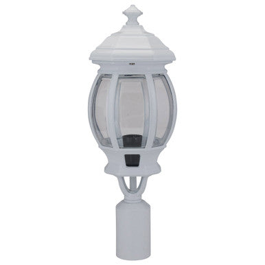 GT-689 Vienna Post Top Light - Powder Coated Finish / B22 - White