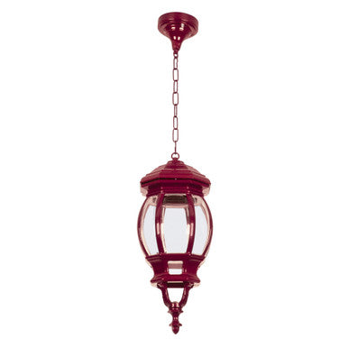 GT-690 Vienna Large Pendant Light - Powder Coated Finish / B22 - Burgundy