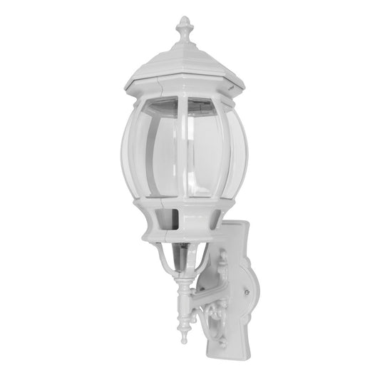 GT-691 Vienna Large Upward Wall Light - Powder Coated Finish / B22 - White