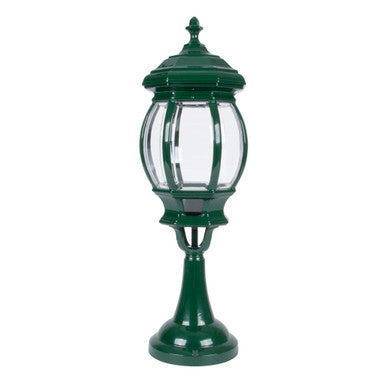 GT-693 Vienna Large Pillar Mount Light - Powder Coated Finish / B22 - Green