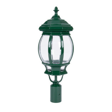 GT-696 Vienna Large Post Top Light - Powder Coated Finish / B22 - Green